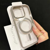 Transparent Magnetic Magsafe Case Luxury Anti-Fingerprint