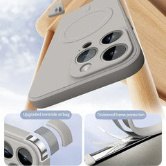 Liquid Silicone Magsafe Phone Case for iPhone