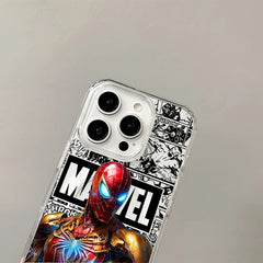 Marvel Iron Man & Spider-Man Wireless Charging Case