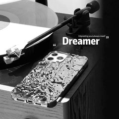 Silver Tin Paper Phone Case