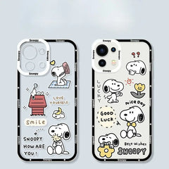 Clear Snoopy Soft Case for iPhone