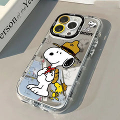 Snoopy Cartoon Mirror Phone Case