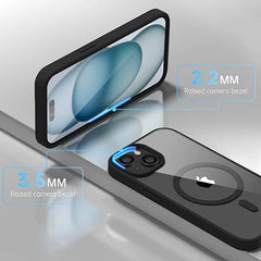 Magnetic Magsafe Clear Matte Case For iPhone slim Shockproof Transparent Hard