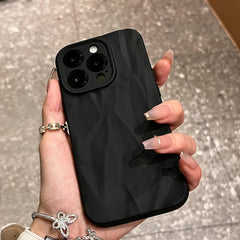 Fold Texture Soft Silicone Case for iPhone