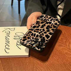 Leopard Print Soft Silicone Phone Case