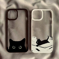 Black Cat Clear Case for iPhone