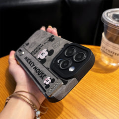 Luxury Leather Wrist Strap iPhone Case