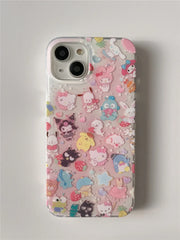 Hello Kitty & Kuromi Cartoon Phone Case