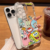 Soft Silicone Cartoon Phone Case for iPhone