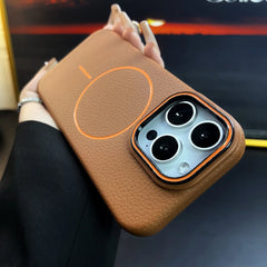 Lichee Pattern Magnetic Phone Case