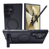 Magnetic Kickstand Case for Samsung Galaxy – Slim, Wireless Charging Compatible