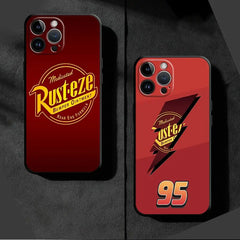 Disney Lightning McQueen Logo Phone Case for iPhone