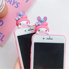 3D Hello Kitty Melody Silicone Phone Case