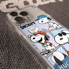 Cartoon Snoopy Guitar Soft Phone Case