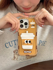 Cartoon Coffee Cup Phone Case