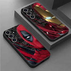 Marvel Spider-Man Half Face Phone Case for Samsung Galaxy