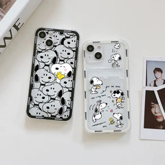 Funny Snoopy Card Bag Phone Case