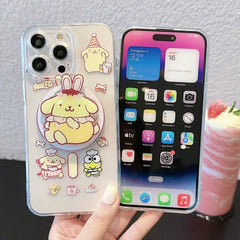 Cinnamoroll Magnetic Stand Silicone Phone Case
