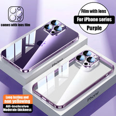 Clear Plating Phone Case for iPhone