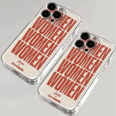 Women in English Clear Case for iPhone