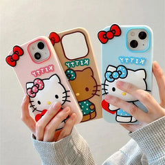 3D Hello Kitty Heart Case for iPhone