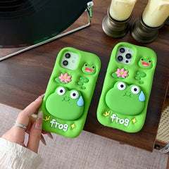 3D Frog Phone Case