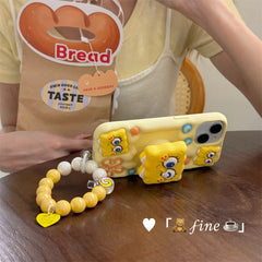 3D SpongeBob Soft Silicone Phone Case