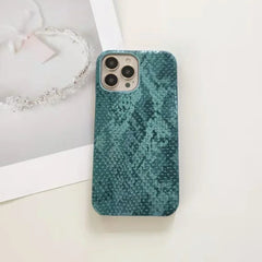 Gold Snake Pattern Phone Case