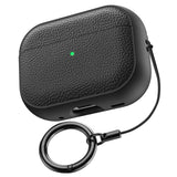 TPU Leather Design AirPods Case with Lanyard