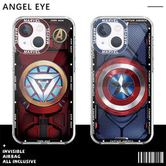 Marvel Iron Man & Spider-Man Logo Phone Case for iPhone