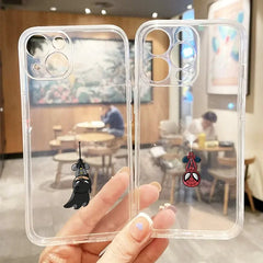 Spider-Man Web Transparent Phone Case