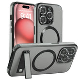 Magnetic Leather iPhone Case with Stand