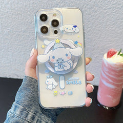 Cinnamoroll Magnetic Stand Silicone Phone Case