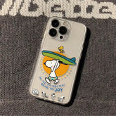 Snoopy Surf Riding Phone Case for iPhone