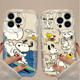 Transparent Snoopy Phone Case for iPhone