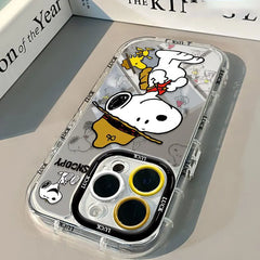 Snoopy Cartoon Mirror Phone Case