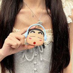 Crayon Shin-chan Silicone Case for AirPods Cute Cartoon Earphone