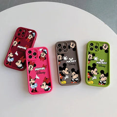Mickey & Minnie Cartoon iPhone Case