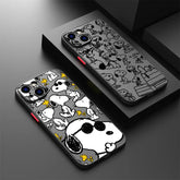 Snoopy Astronaut Cartoon Phone Case for iPhone