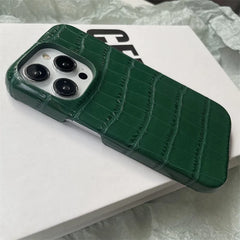 Crocodile Pattern Leather Phone Case