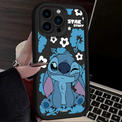 Disney Stitch Cartoon Phone Case for iPhone