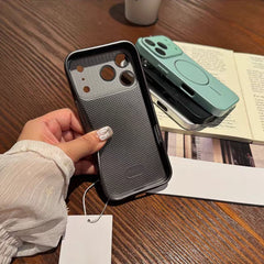 Magnetic Plating Camera Protect Phone Case