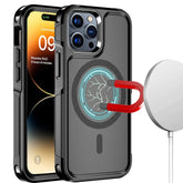 Rugged Matte Magnetic Hybrid Case For iPhone