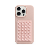 Suction Cup Litchi Pattern Phone Case for iPhone