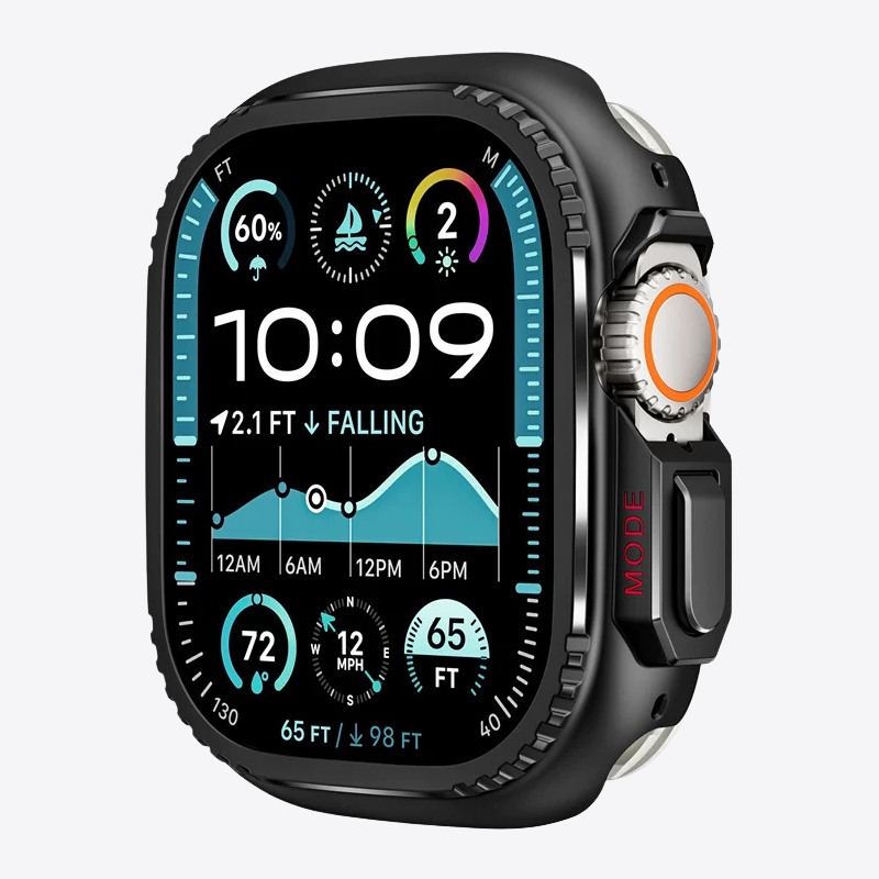 Rugged Metal Armor Case for Apple Watch