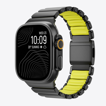 Titanium Silicone Hybrid Band