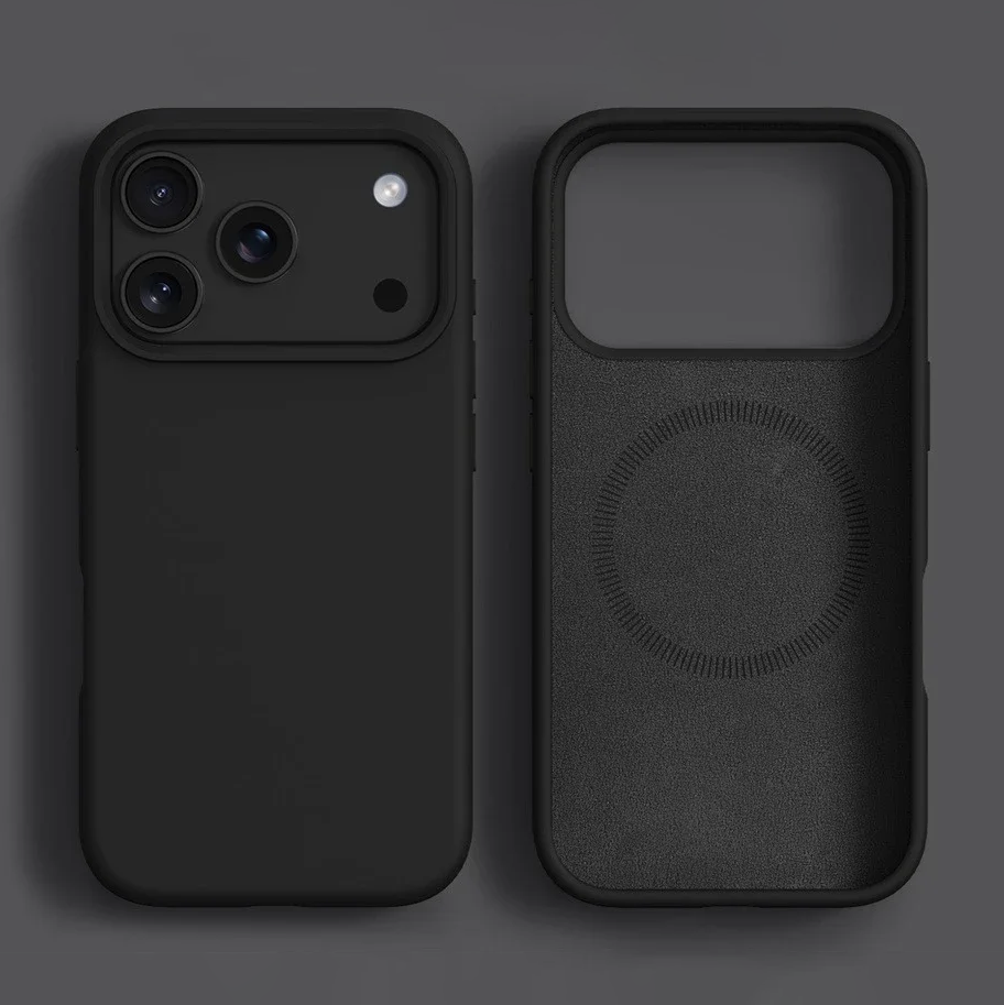 Liquid Silicone iPhone Case Magnetic Soft Touch Slim Matte Cover