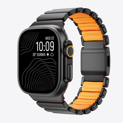 Titanium Silicone Hybrid Band