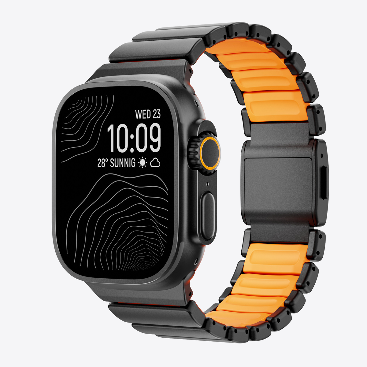 Titanium Silicone Hybrid Band for Apple Watch