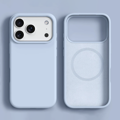 Liquid Silicone iPhone Case Magnetic Soft Touch Slim Matte Cover
